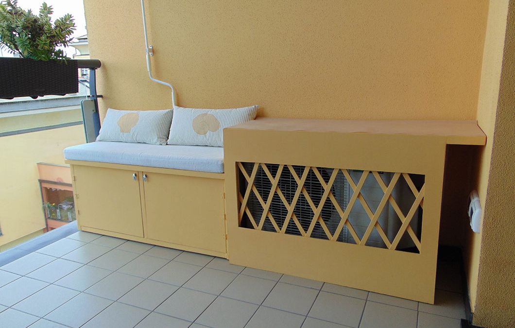 Arredo esterno – copri condizionatore personalizzato